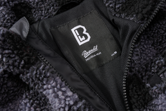 Hanorac Teddyfleece Black/Grey Gingham Brandit - Caldura si Stil Autentic