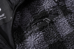 Hanorac Teddyfleece Black/Grey Gingham Brandit - Caldura si Stil Autentic