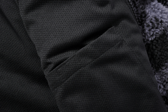 Hanorac Teddyfleece Black/Grey Gingham Brandit - Caldura si Stil Autentic