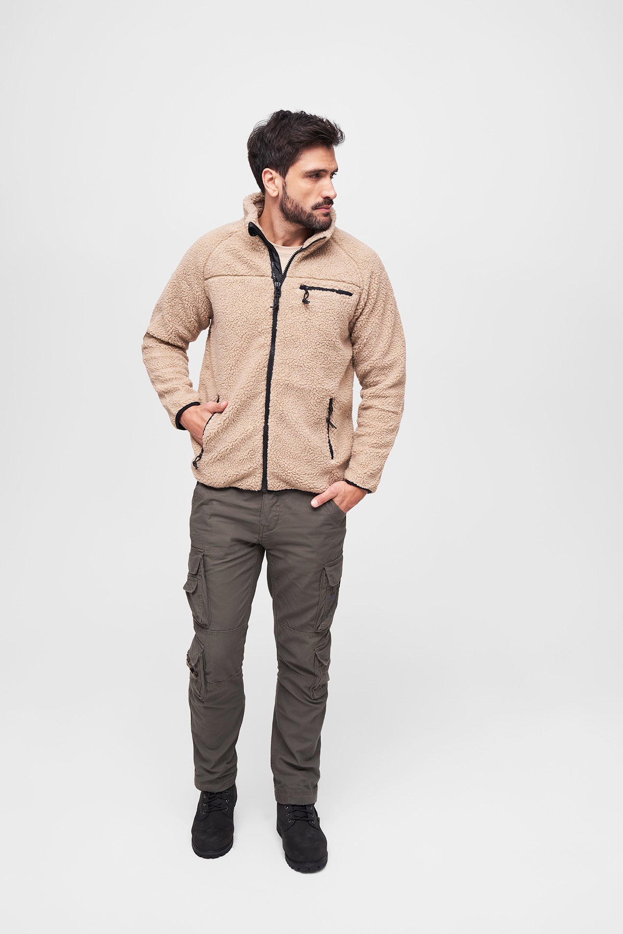 Hanorac Teddyfleece Camel Brandit - Caldura si Stil Autentic