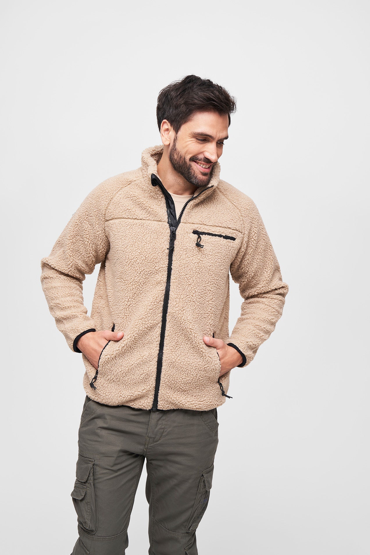 Hanorac Teddyfleece Camel Brandit - Caldura si Stil Autentic