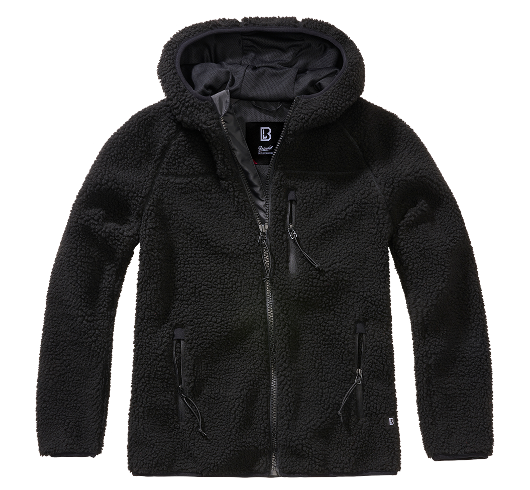 Hanorac Teddyfleece Hooded Negru Dama Brandit - Caldura Urbana si Stil