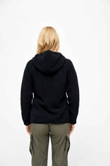 Hanorac Teddyfleece Hooded Negru Dama Brandit - Caldura Urbana si Stil