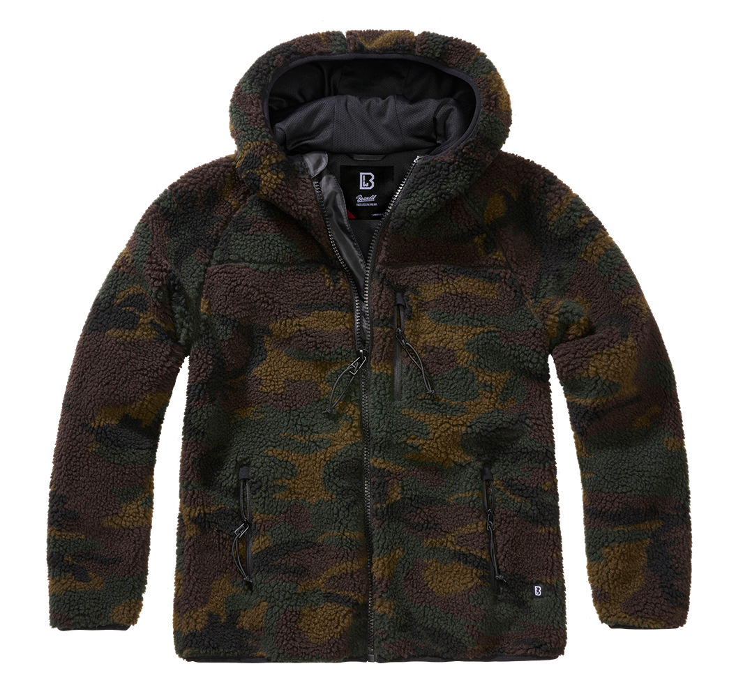 Hanorac Teddyfleece Hooded Woodland Dama Brandit - Caldura si Stil Tactic