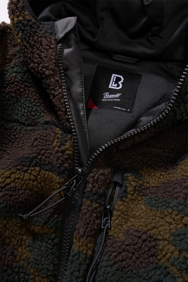 Hanorac Teddyfleece Hooded Woodland Dama Brandit - Caldura si Stil Tactic