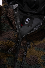 Hanorac Teddyfleece Hooded Woodland Dama Brandit - Caldura si Stil Tactic