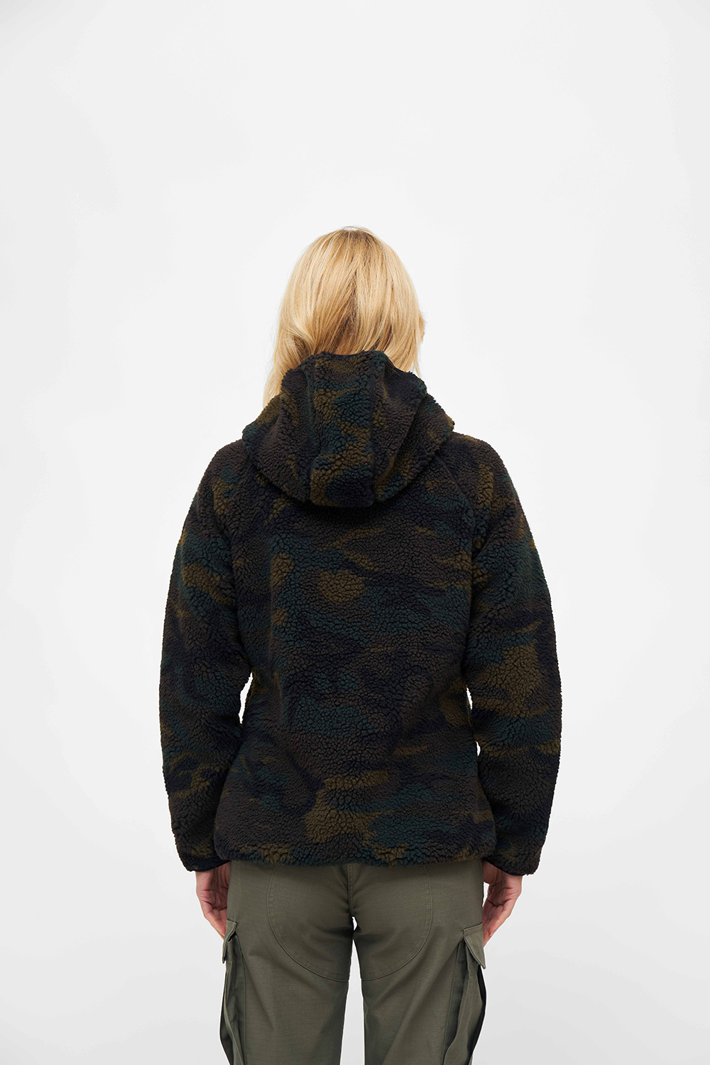 Hanorac Teddyfleece Hooded Woodland Dama Brandit - Caldura si Stil Tactic