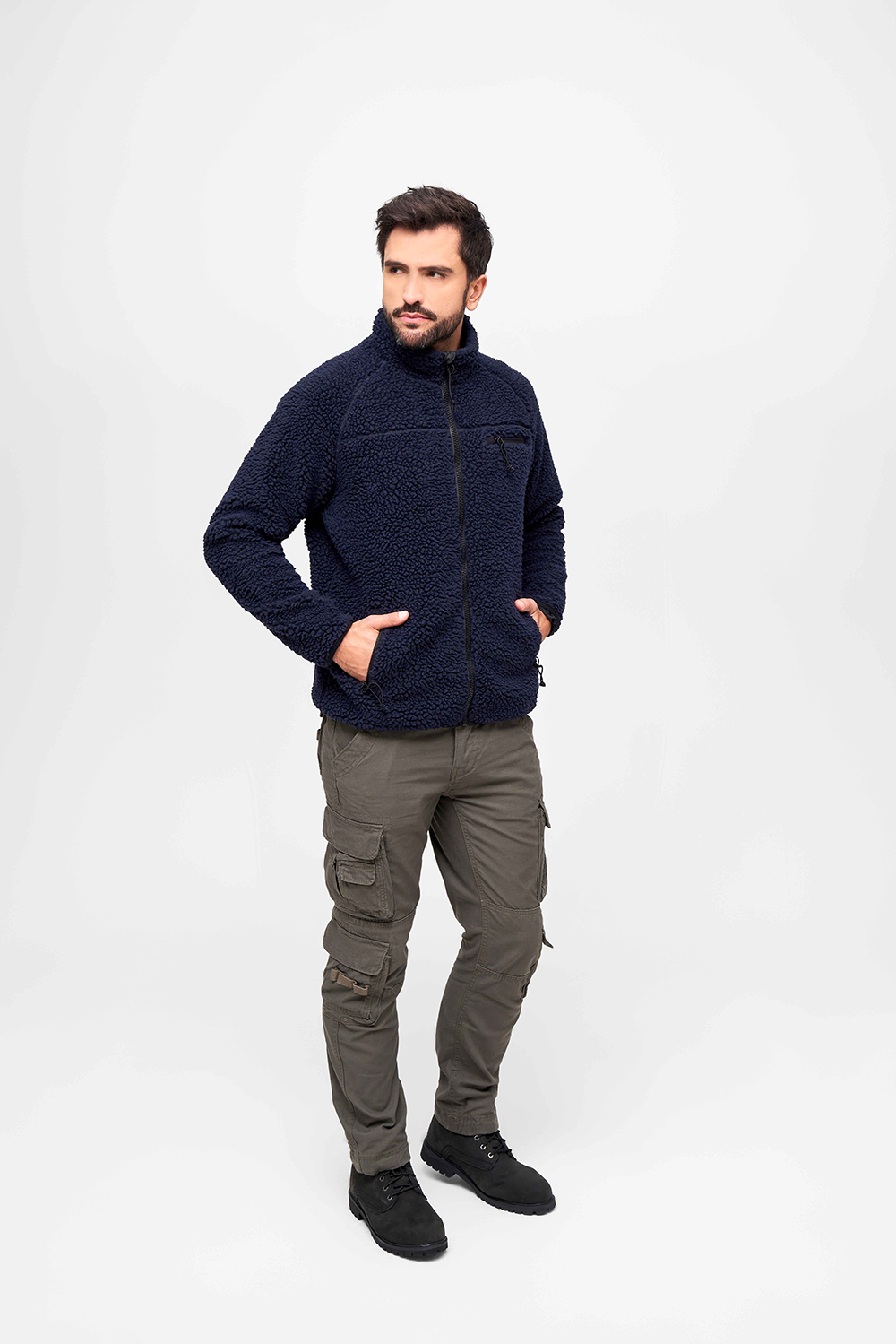 Hanorac Teddyfleece Navy Brandit - Caldura si Confort Superior