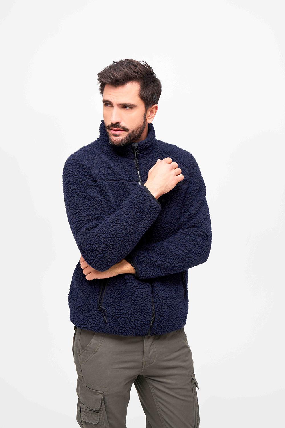 Hanorac Teddyfleece Navy Brandit - Caldura si Confort Superior