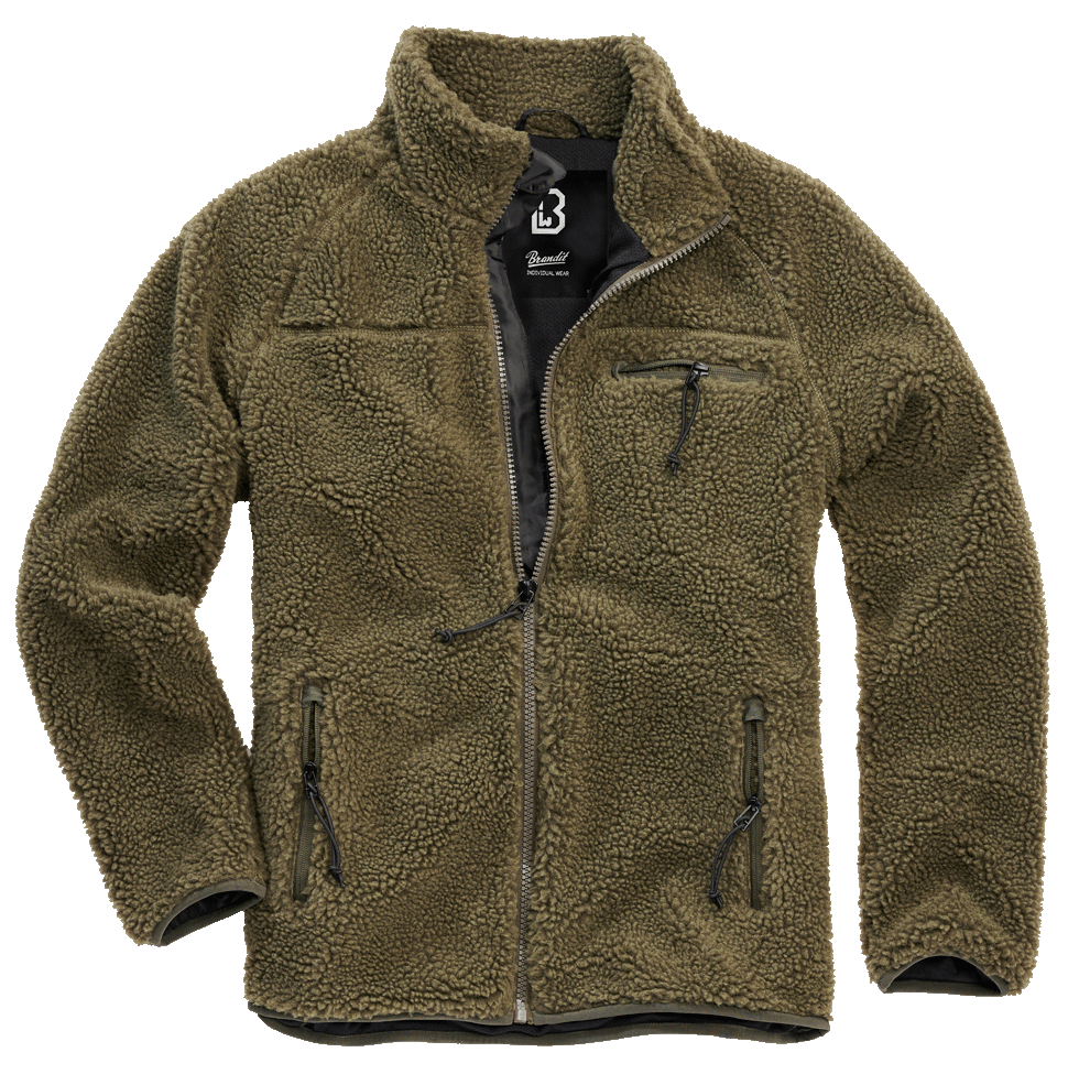 Hanorac Teddyfleece Olive Brandit - Caldura si Mobilitate