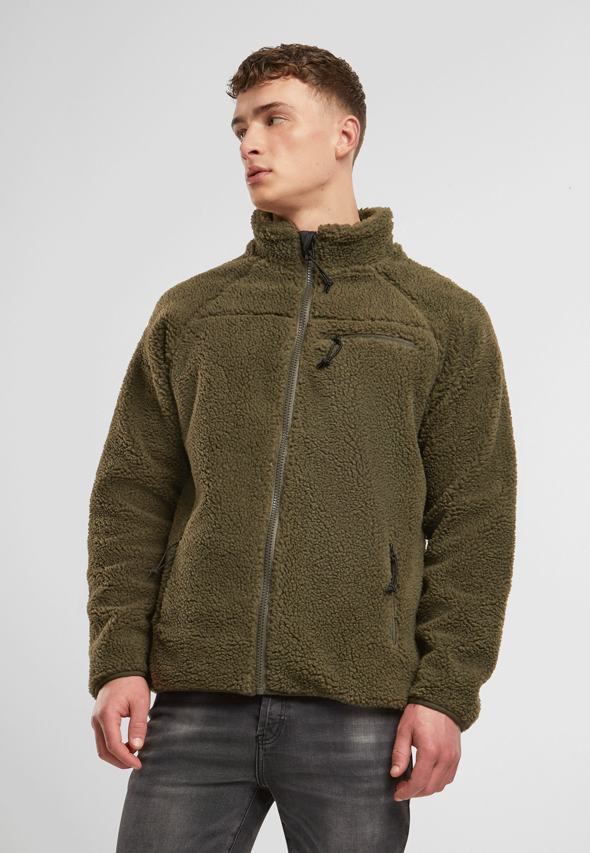 Hanorac Teddyfleece Olive Brandit - Caldura si Mobilitate