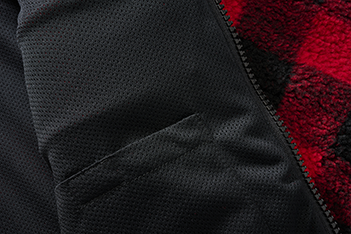 Hanorac Teddyfleece Red/Black Checkered Brandit - Caldura si Mobilitate