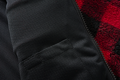 Hanorac Teddyfleece Red/Black Checkered Brandit - Caldura si Mobilitate