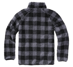 Hanorac Teddyfleece Troyer Black/Grey Gingham Brandit - Caldura si Mobilitate
