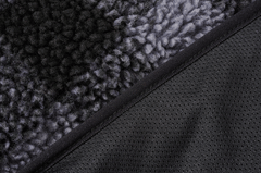 Hanorac Teddyfleece Troyer Black/Grey Gingham Brandit - Caldura si Mobilitate