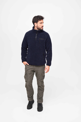 Hanorac Teddyfleece Troyer Navy Brandit - Caldura Esentiala