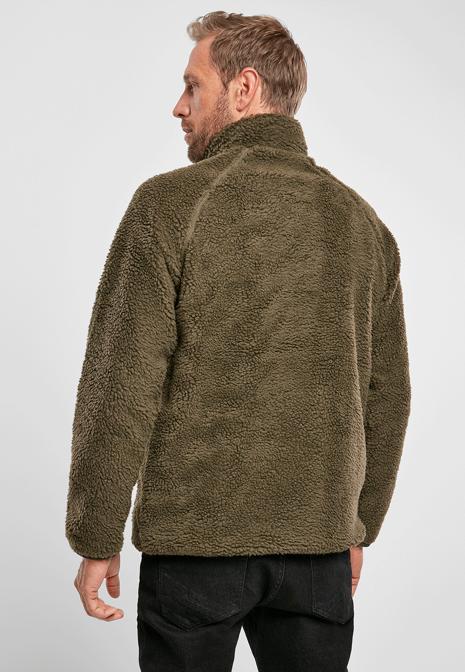 Hanorac Teddyfleece Troyer Olive Brandit - Căldură Esențială