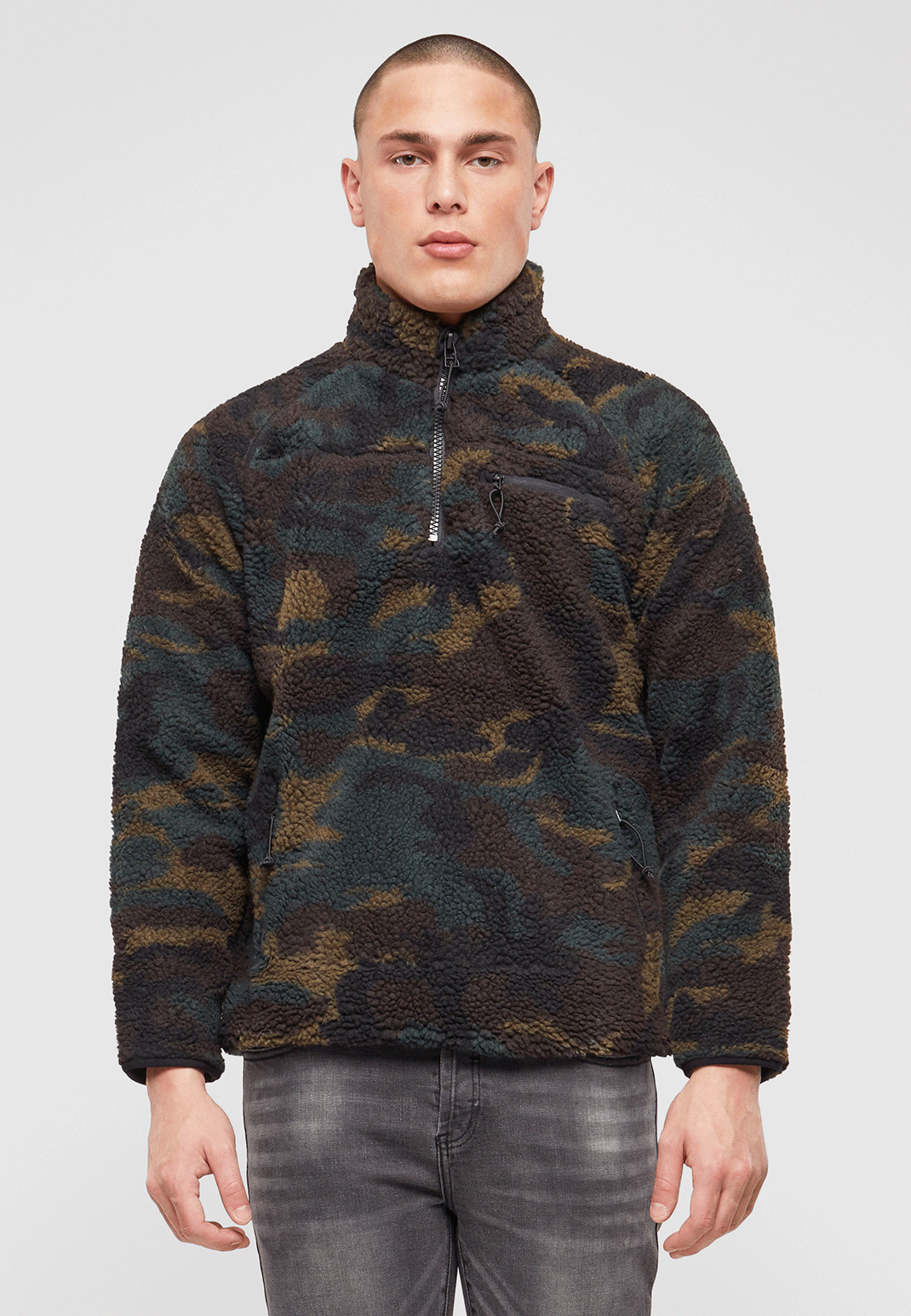 Hanorac Teddyfleece Troyer Woodland Brandit - Caldura si Mobilitate