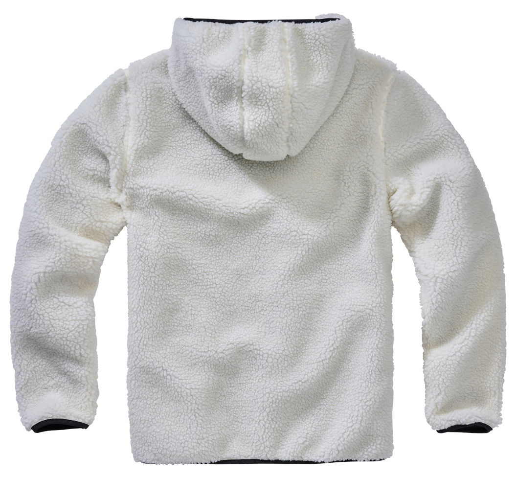 Hanorac Teddyfleece Worker Alb Brandit - Caldura si Durabilitate
