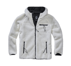 Hanorac Teddyfleece Worker Alb Brandit - Caldura si Mobilitate