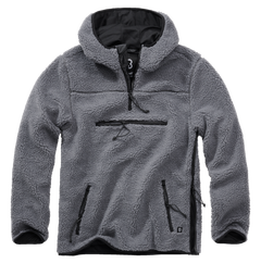 Hanorac Teddyfleece Worker Anthracite Brandit - Caldura si Mobilitate
