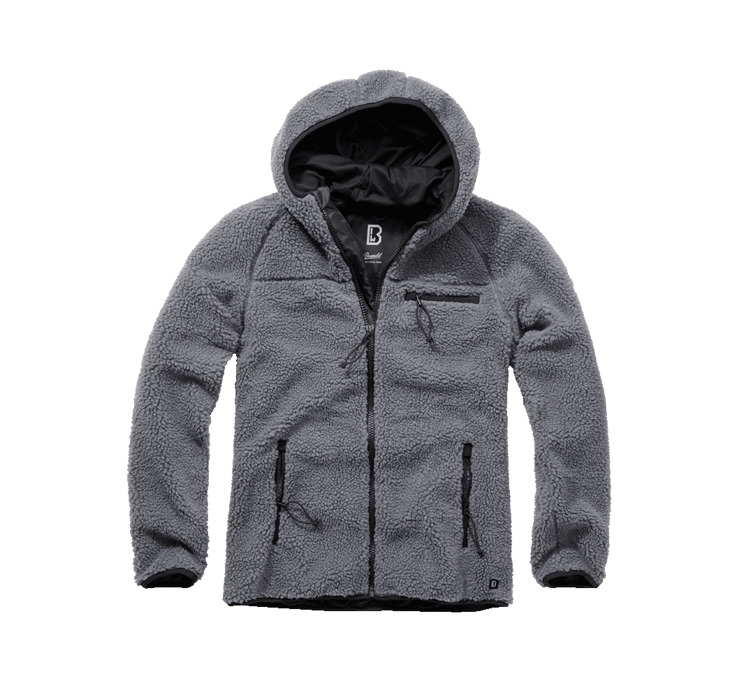 Hanorac Teddyfleece Worker Anthracite Brandit - Caldura si Mobilitate
