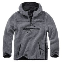 Hanorac Teddyfleece Worker Anthracite Brandit - Caldura si Mobilitate
