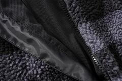Hanorac Teddyfleece Worker Black/Grey Gingham Brandit - Caldură Robustă