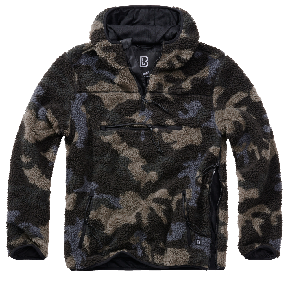 Hanorac Teddyfleece Worker Dark Camo Brandit - Caldura si Mobilitate