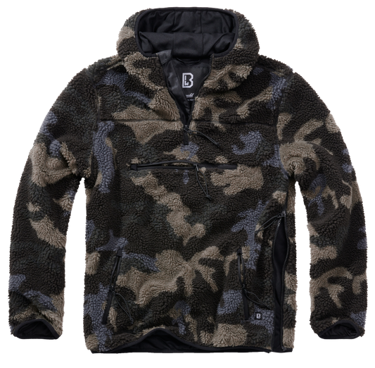 Hanorac Teddyfleece Worker Dark Camo Brandit - Caldura si Mobilitate