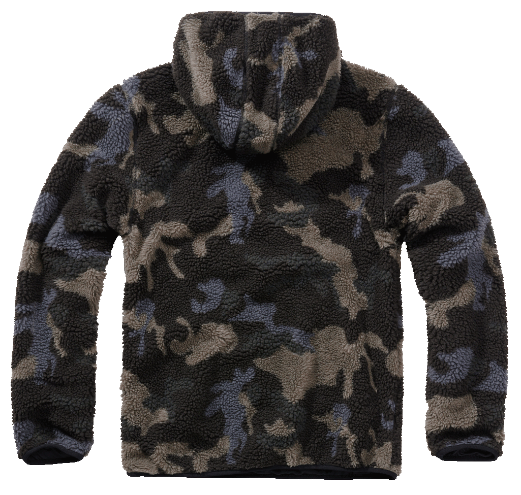 Hanorac Teddyfleece Worker Dark Camo Brandit - Caldura si Mobilitate