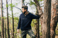 Hanorac Teddyfleece Worker Navy Brandit - Caldura si Mobilitate