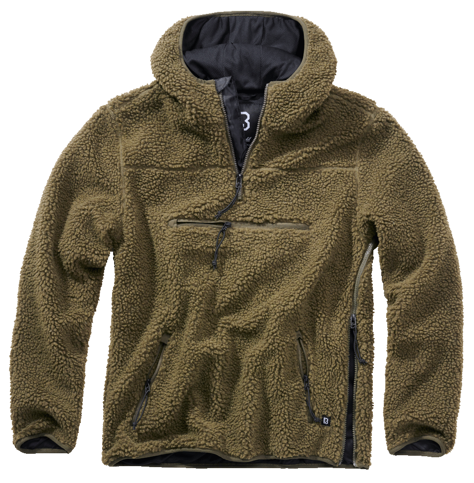 Hanorac Teddyfleece Worker Olive Brandit - Caldura Esentiala