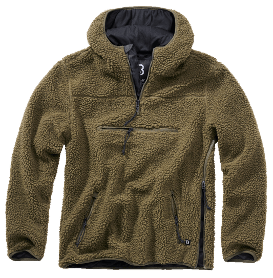 Hanorac Teddyfleece Worker Olive Brandit - Caldura Esentiala