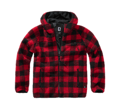 Hanorac Teddyfleece Worker Red/Black Checkered Brandit - Caldura si Stil