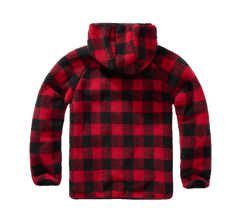 Hanorac Teddyfleece Worker Red/Black Checkered Brandit - Caldura si Stil