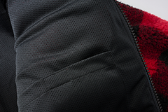 Hanorac Teddyfleece Worker Red/Black Checkered Brandit - Caldura si Stil