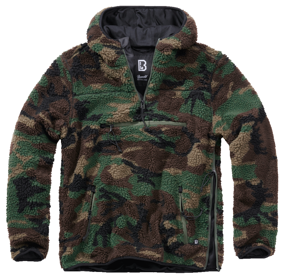 Hanorac Teddyfleece Worker Woodland Brandit - Caldura si Mobilitate