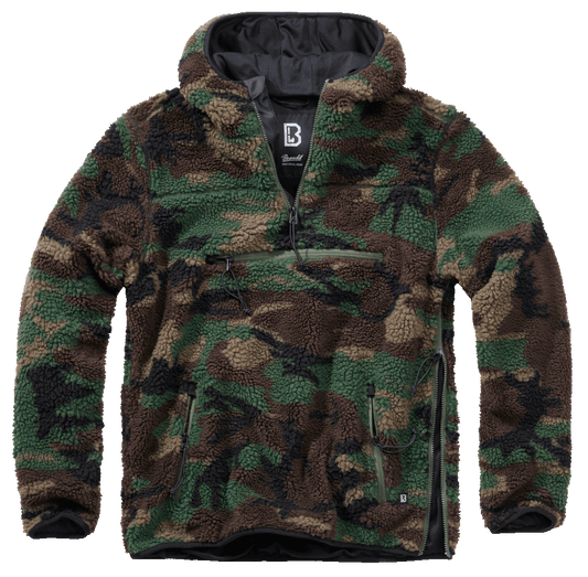 Hanorac Teddyfleece Worker Woodland Brandit - Caldura si Mobilitate