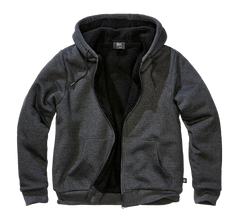 Hanorac Teddylining Black Melange Brandit - Caldura si Confort Superior