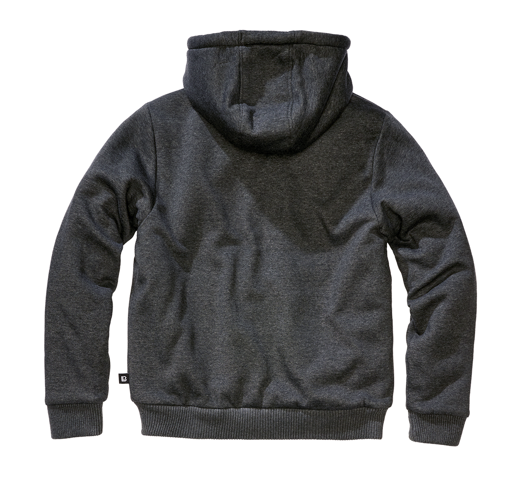 Hanorac Teddylining Black Melange Brandit - Caldura si Confort Superior