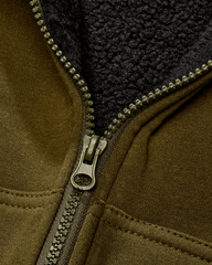 Hanorac Teddylining Olive Brandit - Caldura si Confort Superior