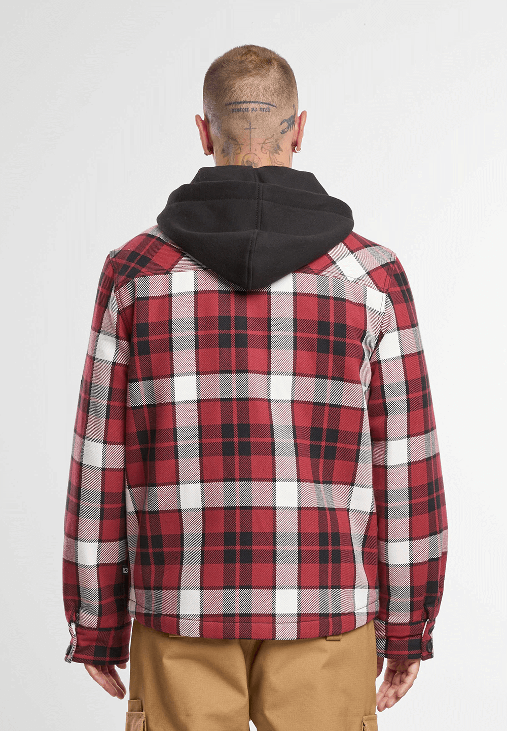 Hanorac Top Heavy Twill Red Black Ch Brandit - Caldura si Rezistenta