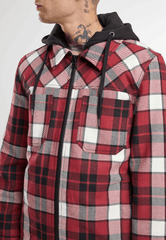 Hanorac Top Heavy Twill Red Black Ch Brandit - Caldura si Rezistenta