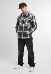 Hanorac Top Heavy Twill White Black Ch Brandit - Durabilitate si Stil