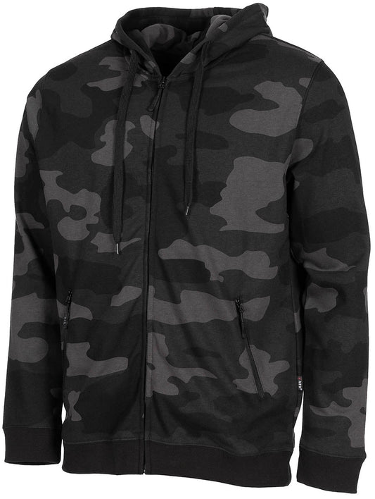 Hanorac Trening Jogger Camo Întunecat MFH - 60% Bumbac, 260g/m²