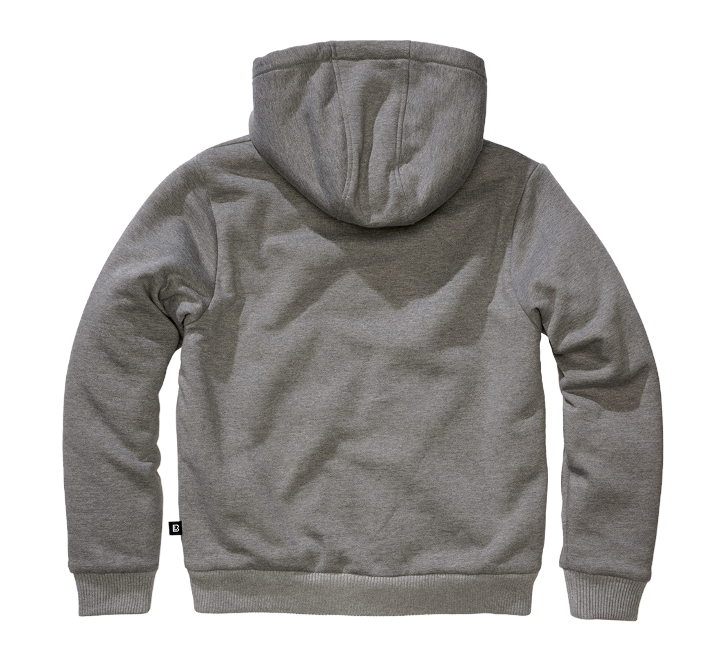 Hanorac Trening Teddylining Dark Grey Melange Brandit - Caldura si Confort