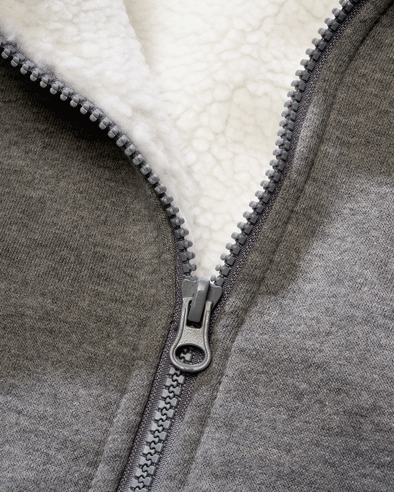 Hanorac Trening Teddylining Dark Grey Melange Brandit - Caldura si Confort