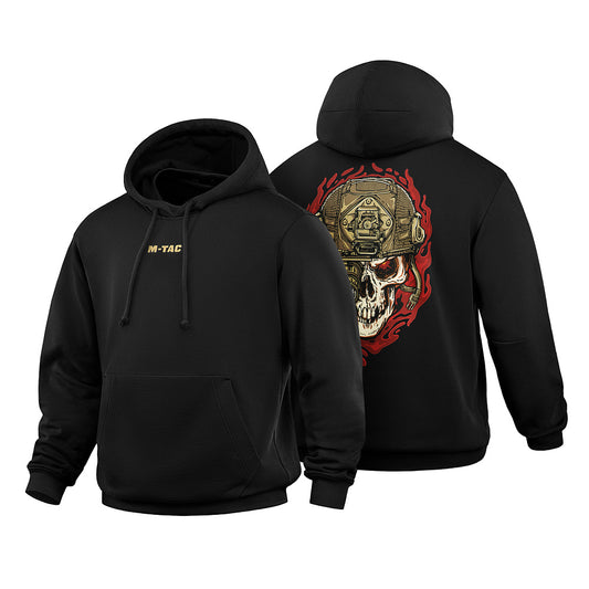 Hanorac Worn to the Bone M-Tac - Negru, Oversize