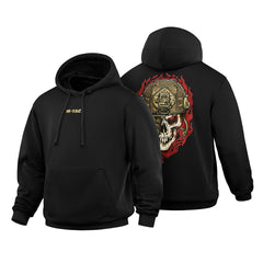 Hanorac Worn to the Bone M-Tac - Negru, Oversize